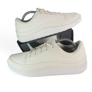 Allbirds‎ Canvas Pacers Everyday Sneakers Natural White / Blizzard Sole Men's 10